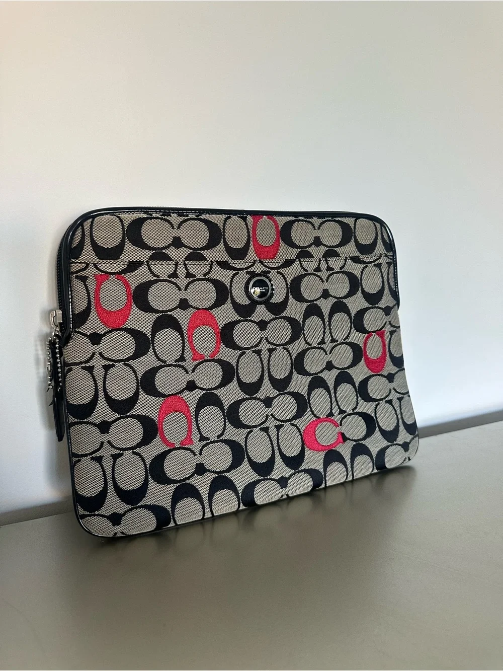 Coach Signature Laptop/iPad Sleeve